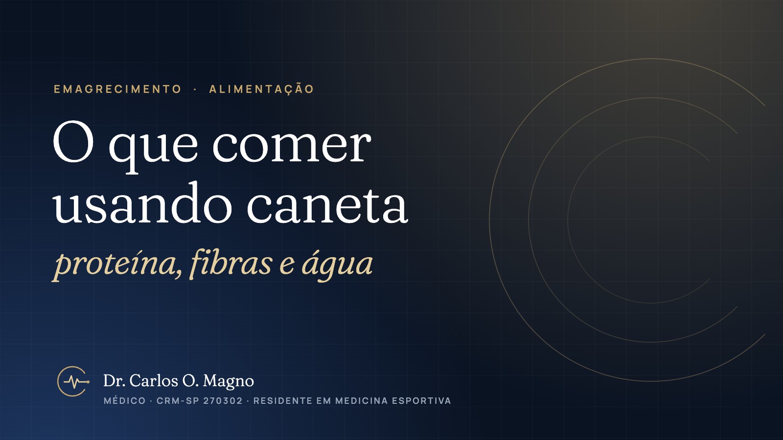 O que comer usando canetas emagrecedoras: proteína, fibras e hidratação