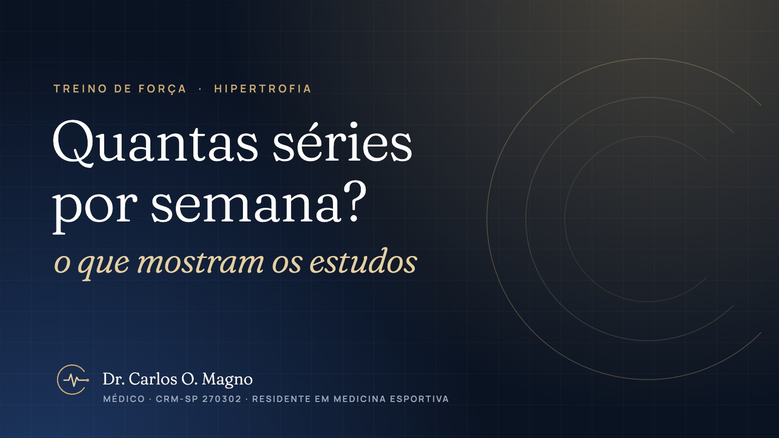 Capa do artigo Quantas séries por semana para hipertrofia